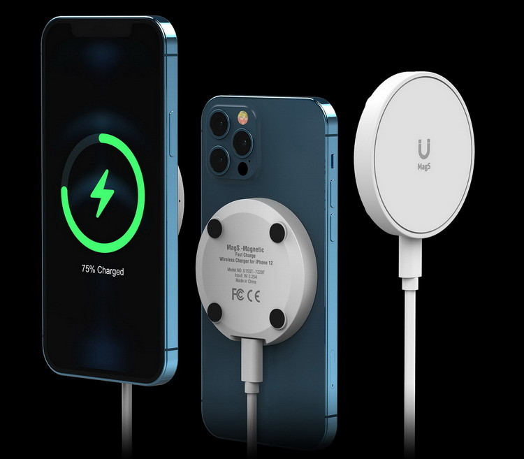 Qi Fast Magnetic Wireless Charger Pad 15W Phone Charger