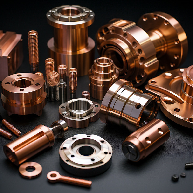 High Precision CNC Copper Parts Machining Turning For Construction Agriculture