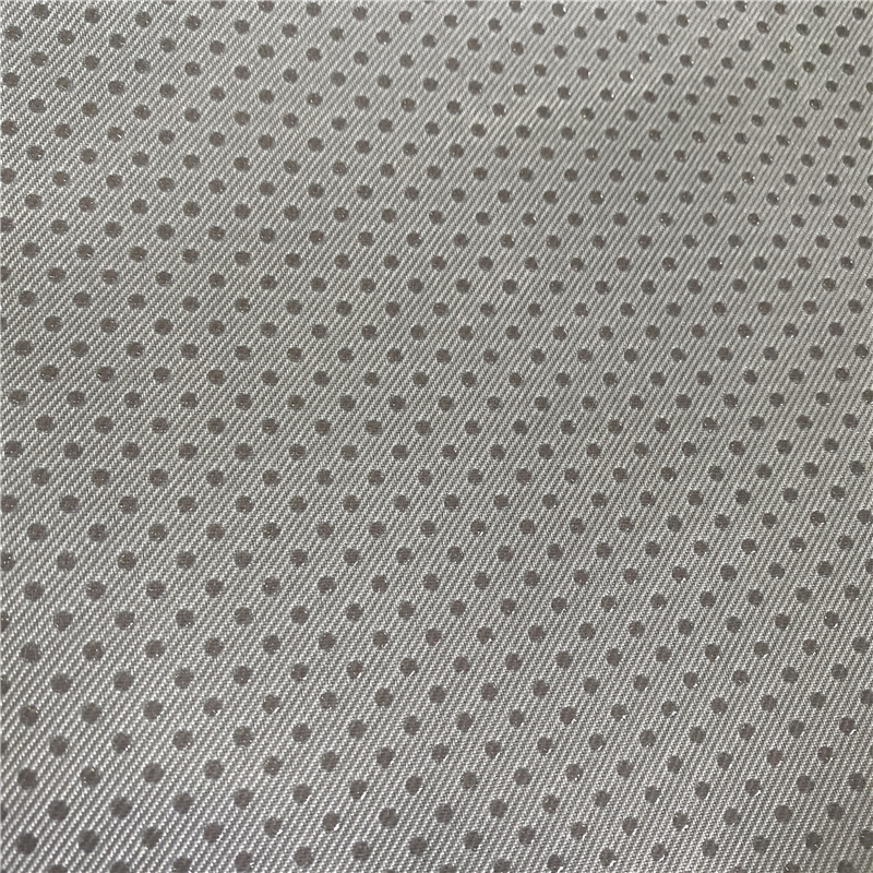 150gsm Thickness Polyester Twill Silicone Dot Coated Fabric for Baby Shoes and Pets Bed