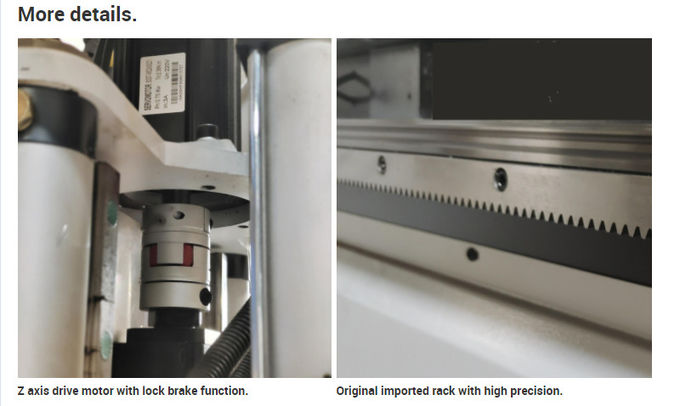 Furniture Woodworking 3 Axis CNC Router 40m/Min Operating Speed