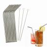 Buy cheap Kitchen Bar Accessories Stainless Steel Straws Bent Metal Drinking Straw from wholesalers