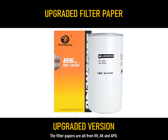 570004323 3831236 Diesel Heavy Truck Filter For EC160C EC210