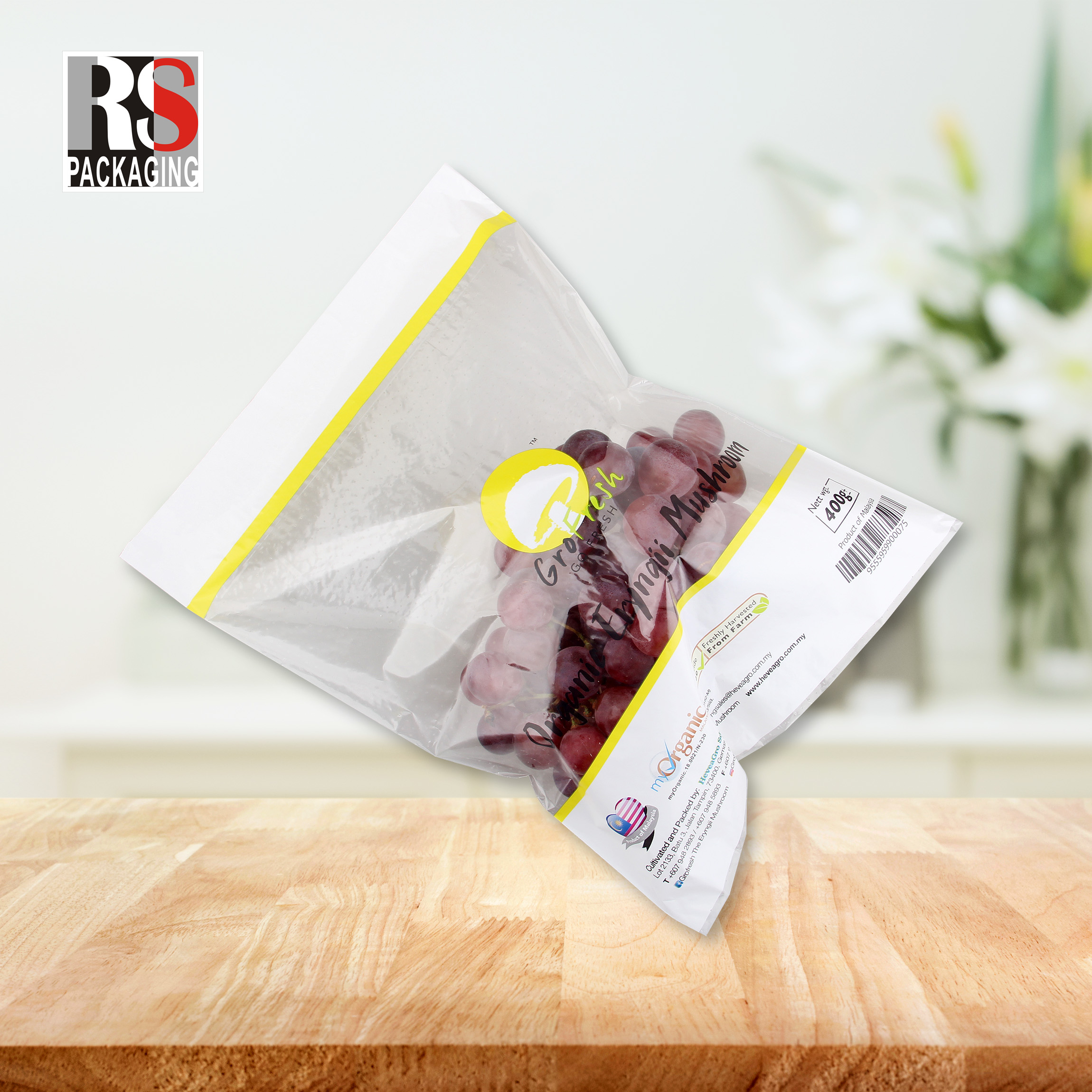 Anti Fogging Micro Perforated Bag OPP / BOPP Transparent Pouch Hot Seal