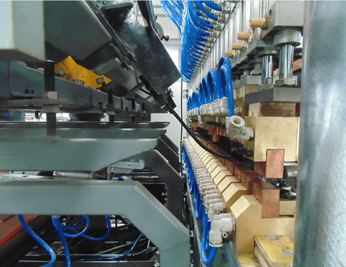PLC 160KVA Automatic Wire Mesh Welding Machine With Touch Screen