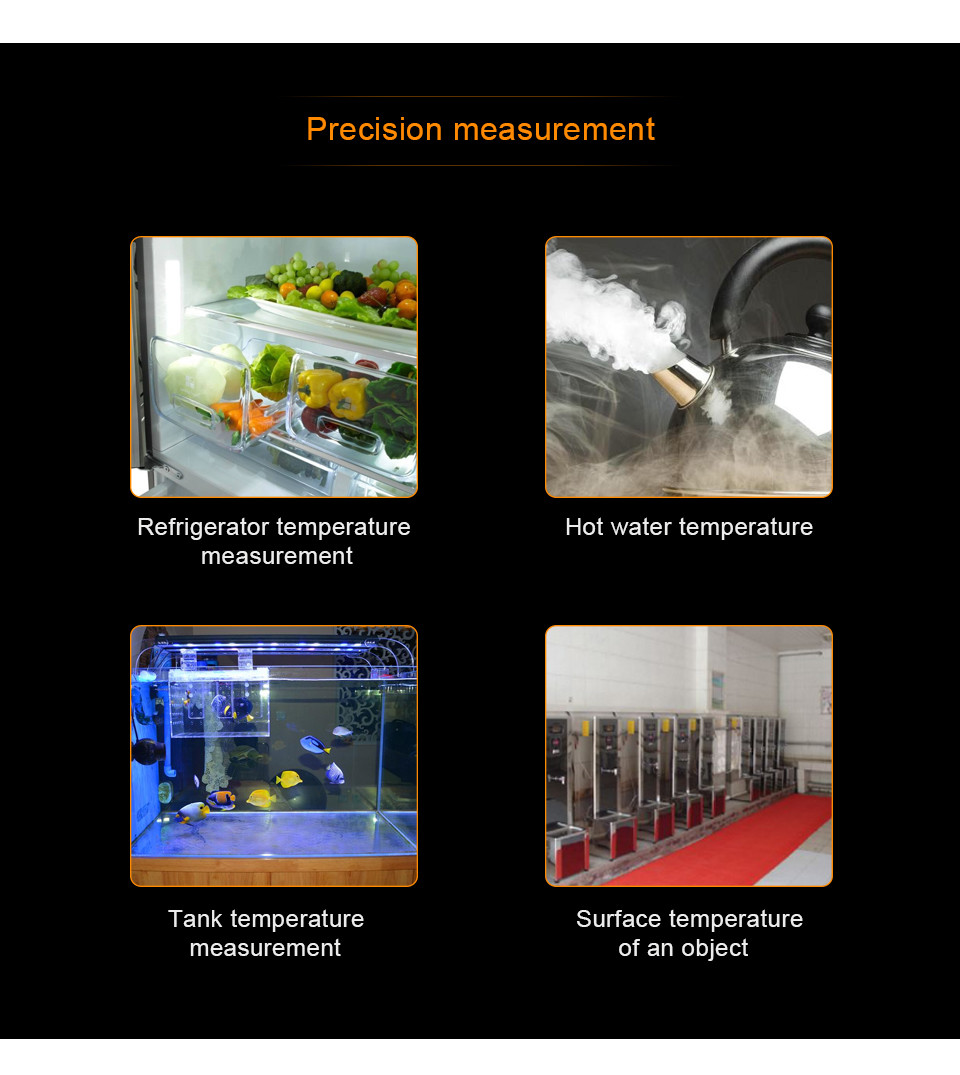 High Precision Temp Humidity Meter , Auto Power OFF Digital Thermometer Hygrometer