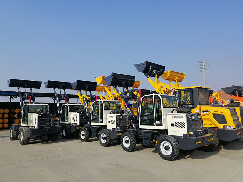 Hot sale small pay loader 0.5 cubic 918 1ton grain rice loader for sale