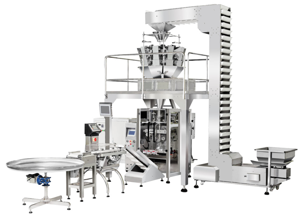 Auto Weighing Packing Machine Vffs Peanuts Packaging Machine Nuts dates Weighing And Packaging Machine