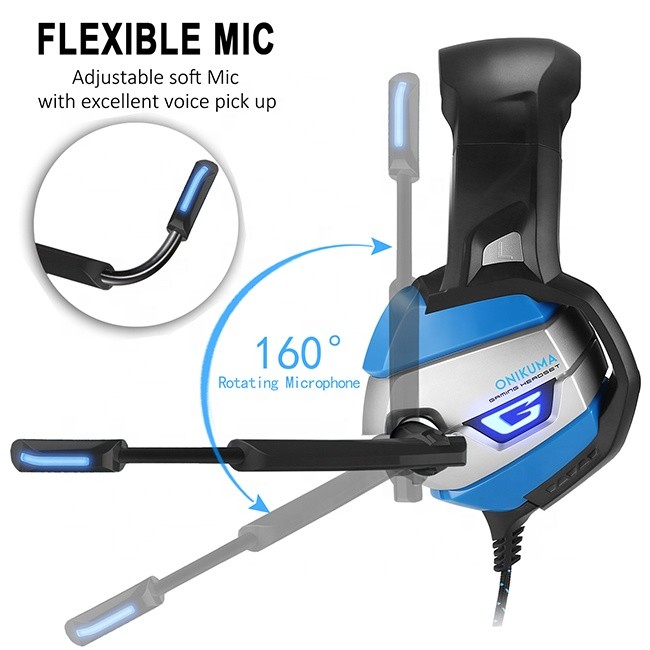 Xbox One PS4 DC5V 20000Hz 117dB Wired Gaming Headset