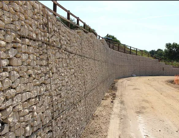 50x100mm Galvanized Welded Gabion Rock Box Mesh For Flood Control Retaining Wall Fence