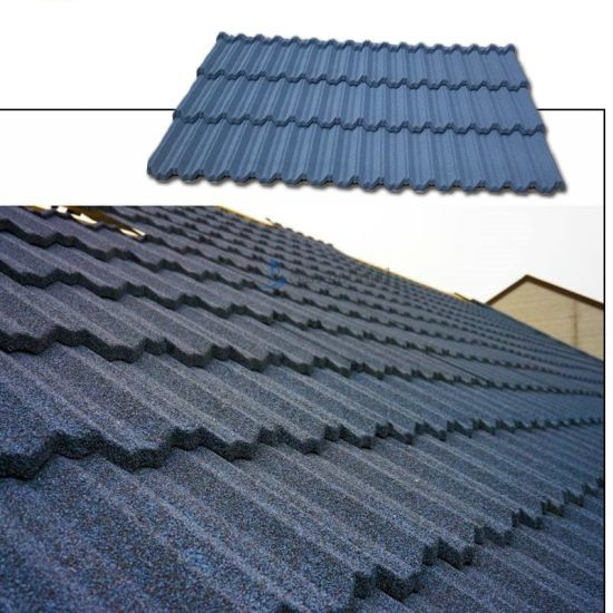 Modern Classic Tile Bevel Edge Tile Colorful Stone Coated 0.40mm Aluzinc Roofing Sheets for Sale Warranty 30-50 Years