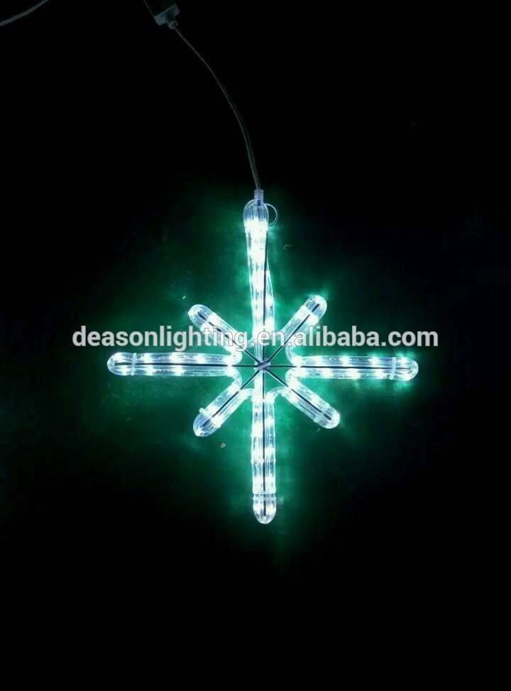 Tree christmas decoration light LED white snowflake light for outdoor christmas decoration