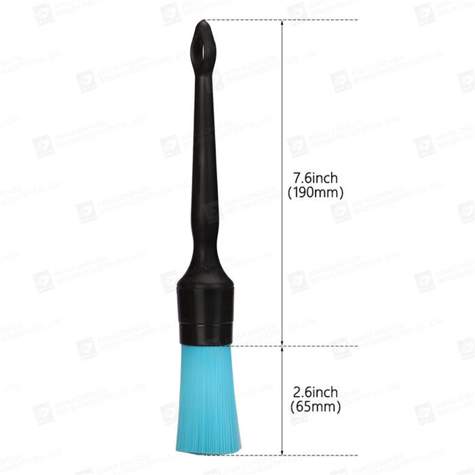 Chemical Resistant Car Cleaning Brush Interior Plastic Split End Hair