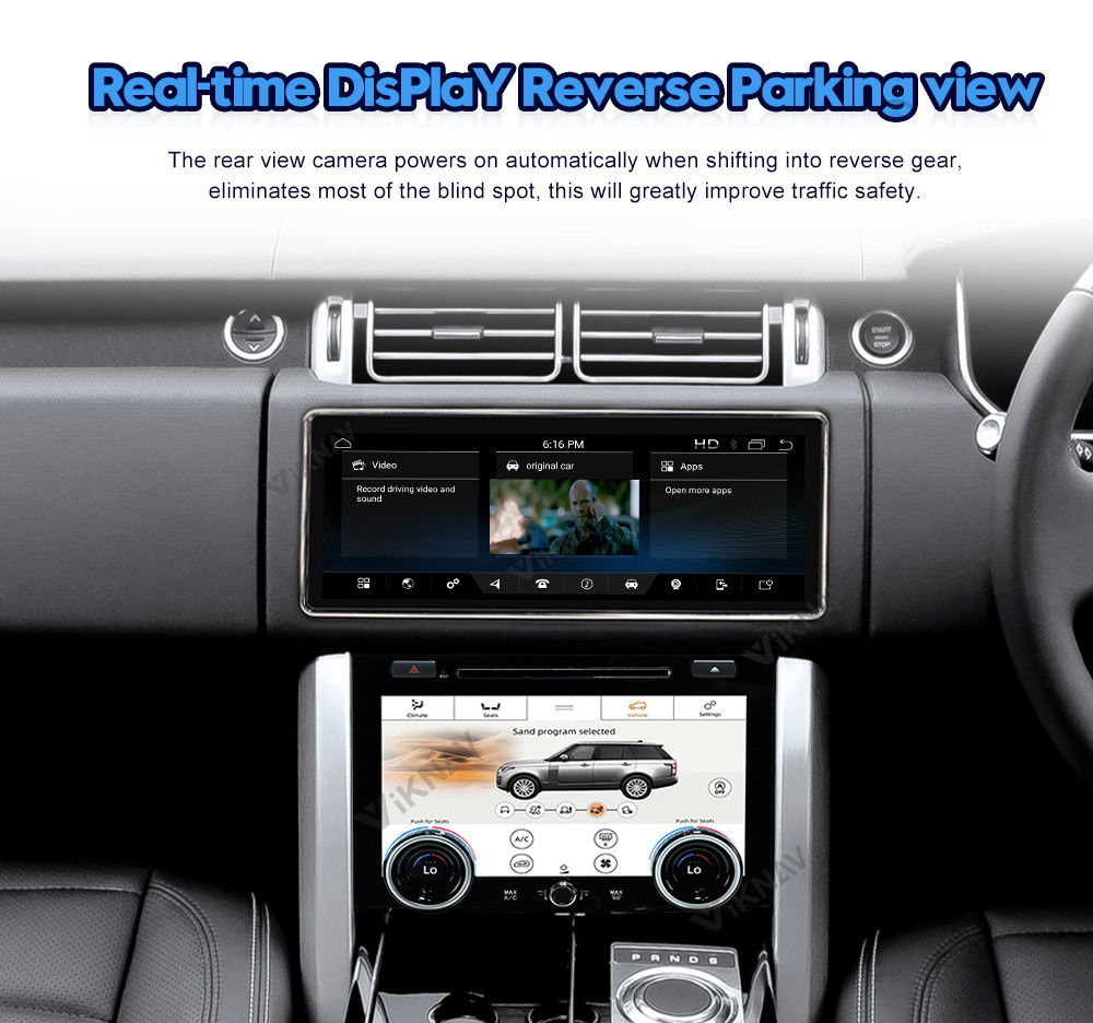 Range Rover vogue L405 Right Hand Driving car radio touch AC screen GPS Navigation carplay