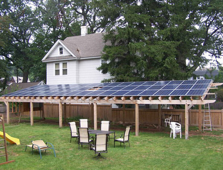 5kw battery charge off grid solar power pv energy system for home use