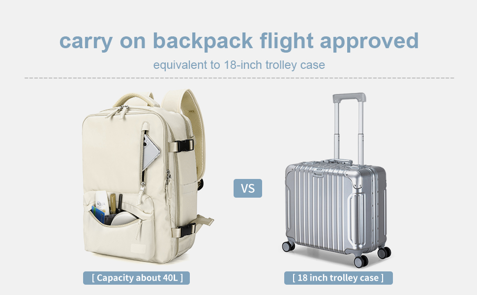 Carry on backpack