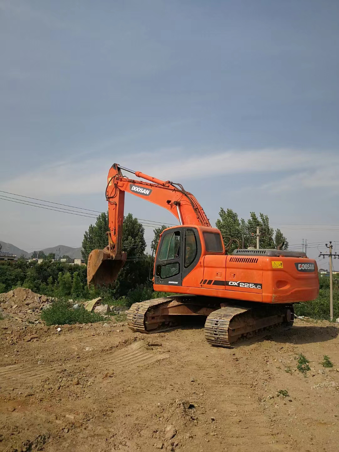 Hydraulic Valve Original Doosan DX225LC Excavator Made in Korea 20600 KG Machine Weight