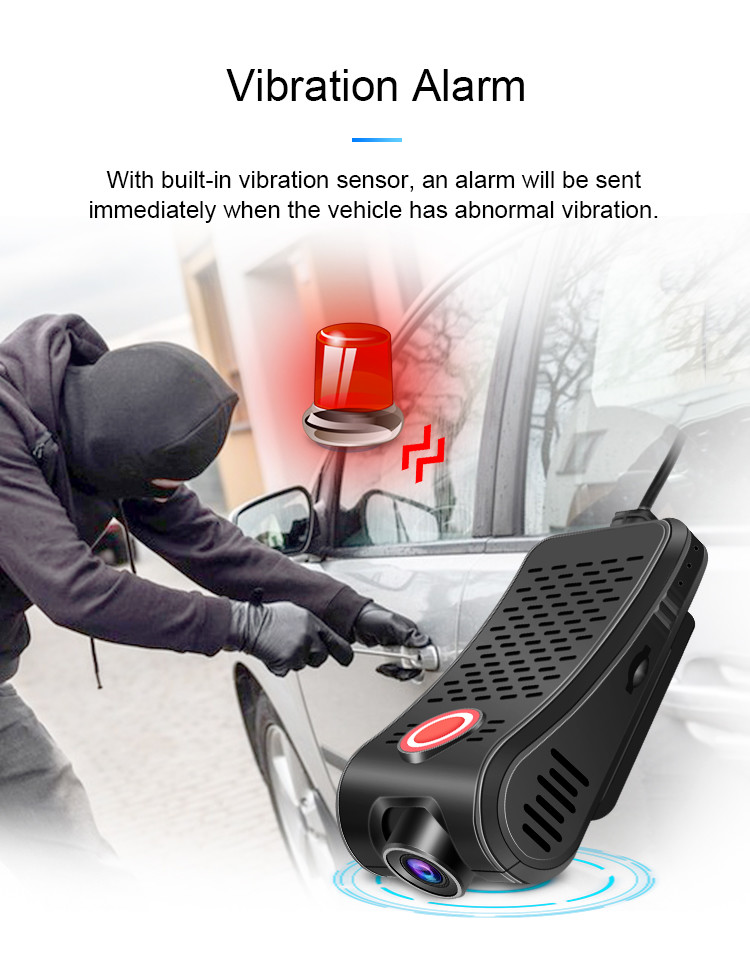 SOS Two-Way Talk GPS Tracking 4G Dashcam Live Video CCTV VMS System with H.264/H.265 Video Compression PAL/NTSC Video Format