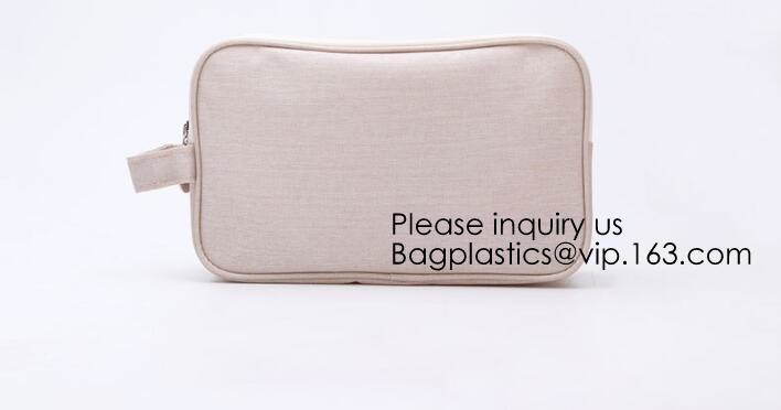 New Fashion Travel Makeup Brush Mesh Cosmetic Bag,Portable Canvas Travel Organizer Cosmetic Bag Toiletry Makeup Wash Bag