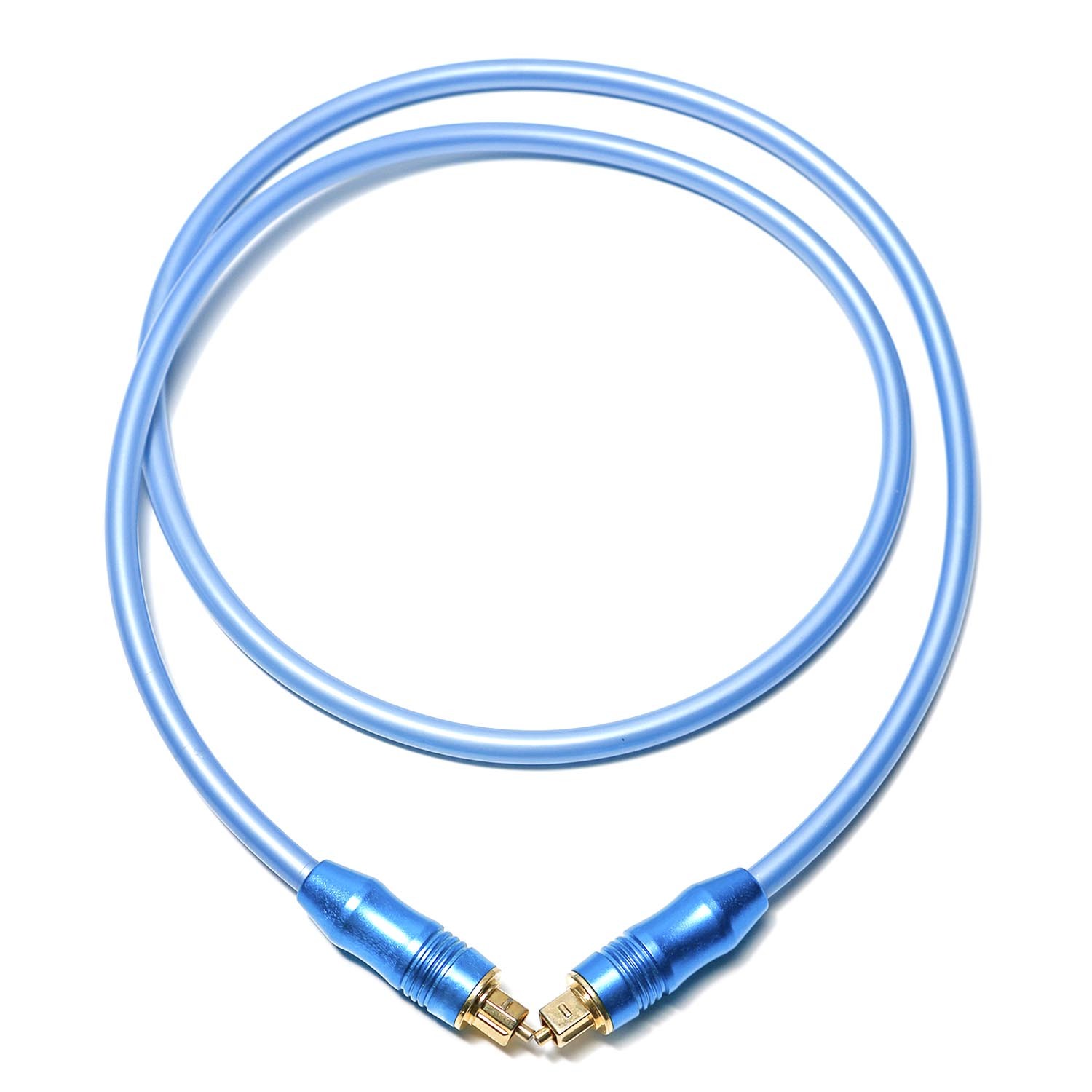 Toslink Digital Optical Audio Cable OD5.0 Blue Plated Aluminum Shell For Amplifier Soundbar 1.5M 3M 5M