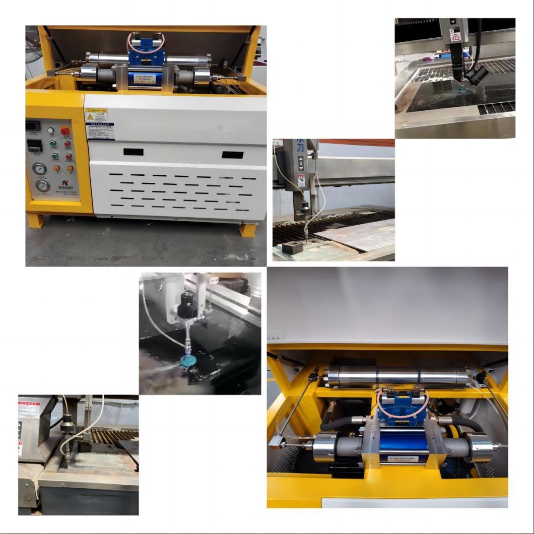 Water Jet Pressure Cutting Machine Five-Axis Cutting Head Water Jet Cutting Three Axis Two Heads Water Jet Machine 3624