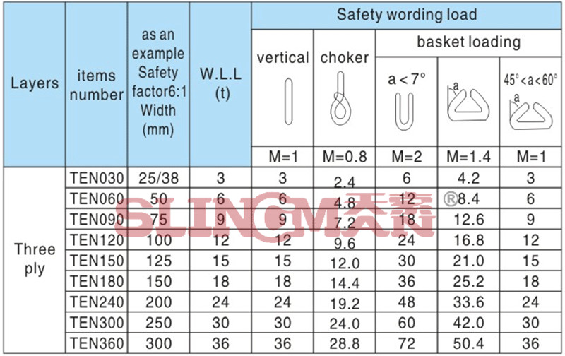 100% Polyester Endless Webbing Sling