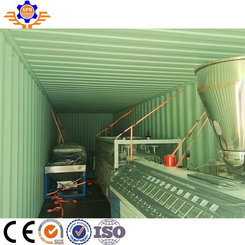 80KW 80-150MM Plastic PVC Pipe Extrusion Line Pipe Production Machine 18m