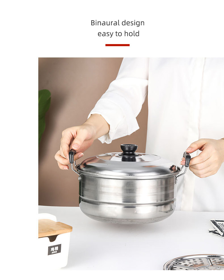 Hot Selling American style Kitchen Cooking Pot Set Stainless Steel Cookware Cooking Soup Pot Set