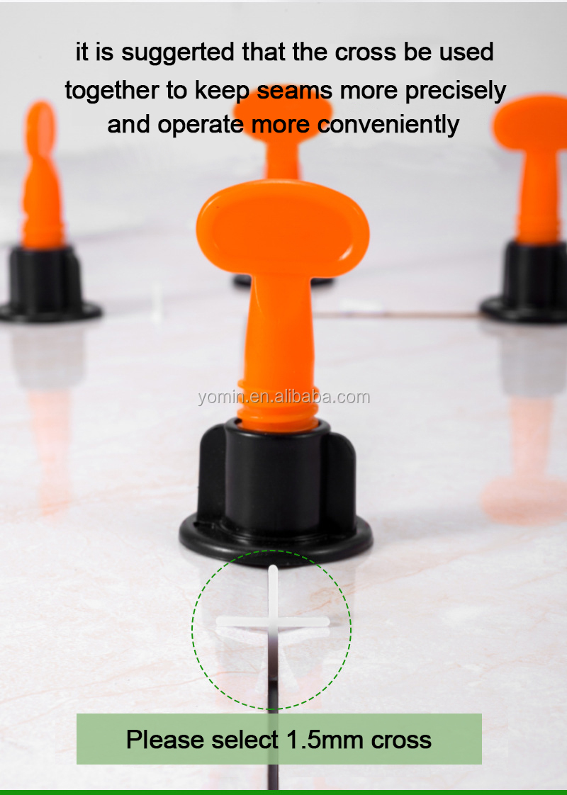 Wholesale Tools Recyclable Ceramic Tile Leveler Tile Levelling Plastic Wedges Spacer System