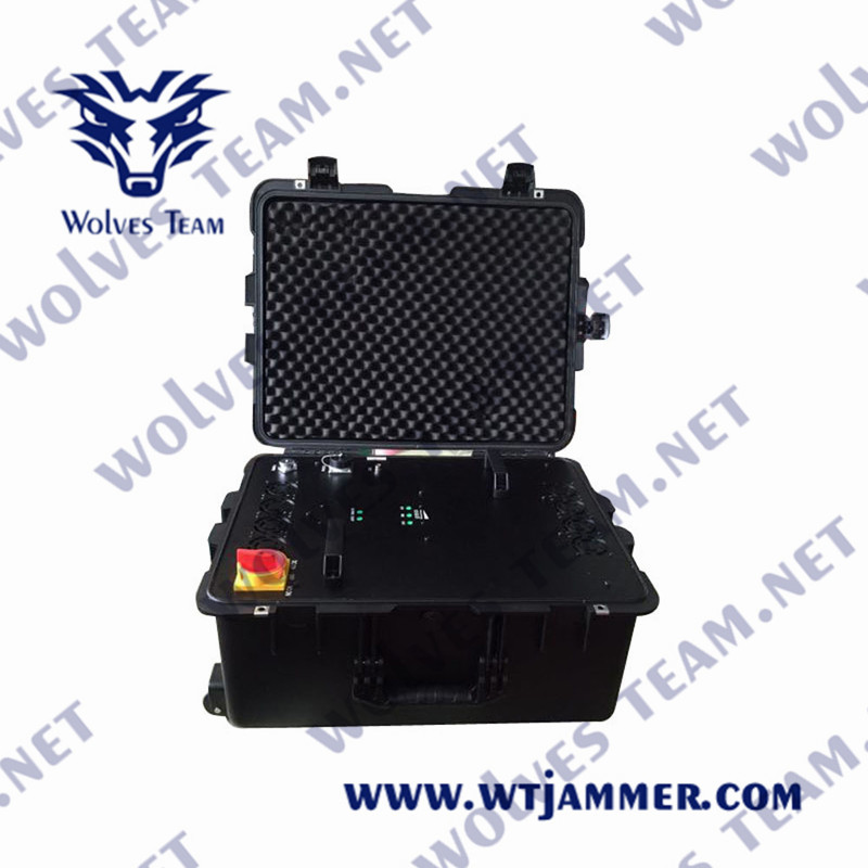 12 Bands Portable Full Frequency Waterproof Outdoor Jammer All Cell Phone Signal Jammer