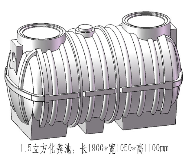 500 Liters Septic Tank Mold Impact Resistance Forging