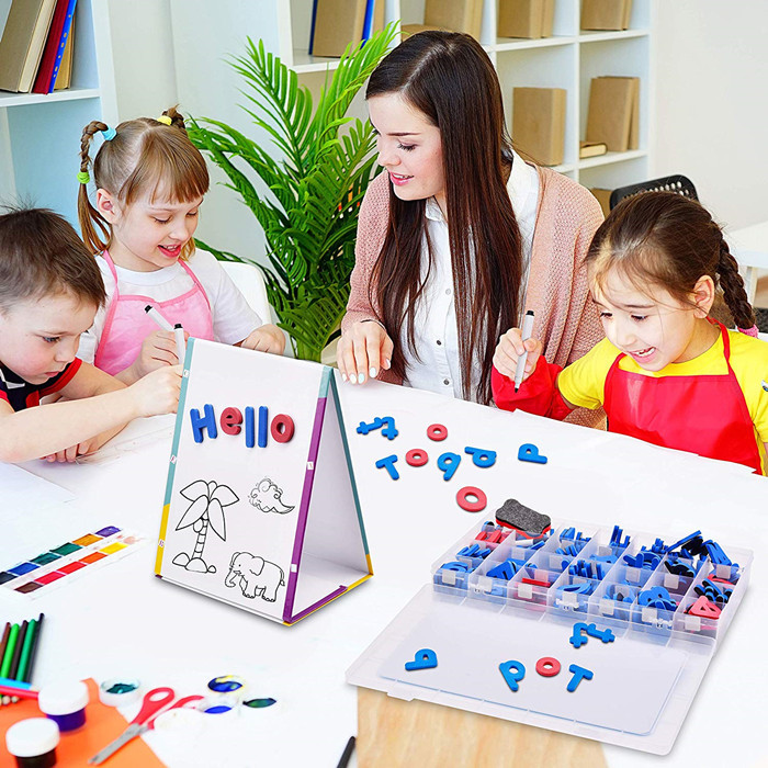 Flexiable Tabletop 4C Printing Magnetic Dry Erase Board Kids Writing Board