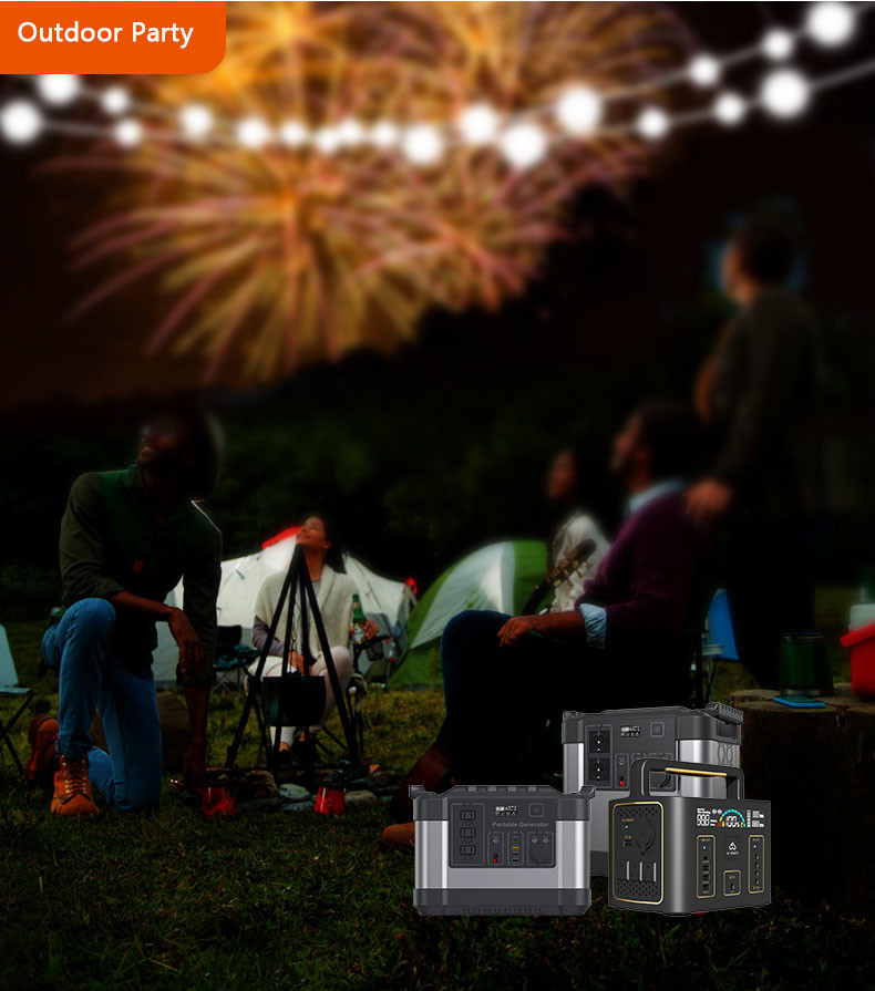 MSDS Mobile Device 1000W 2000W Portable AC Power Station