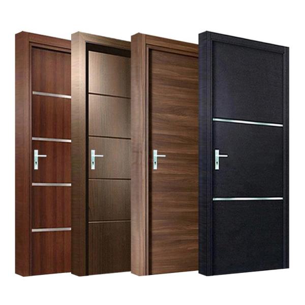 New interior room water proof door design modern waterproof solid wooden doors