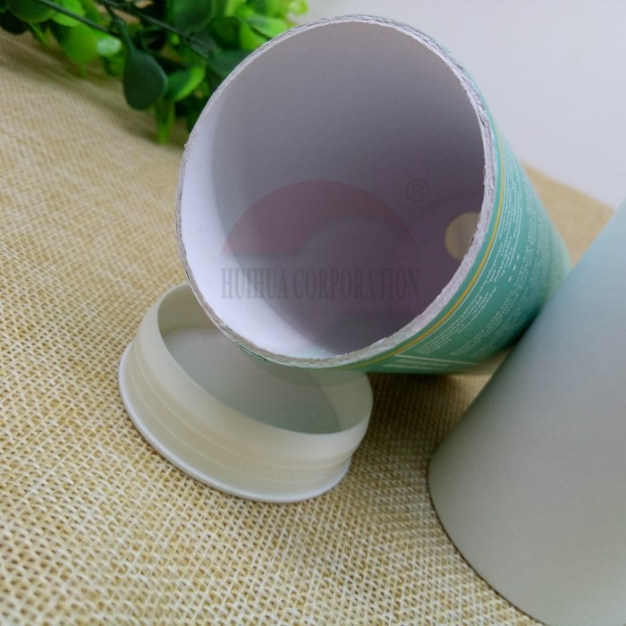 Luxury Rolled Edge Paper Cardboard Cylinder Packaging Eco Freindly