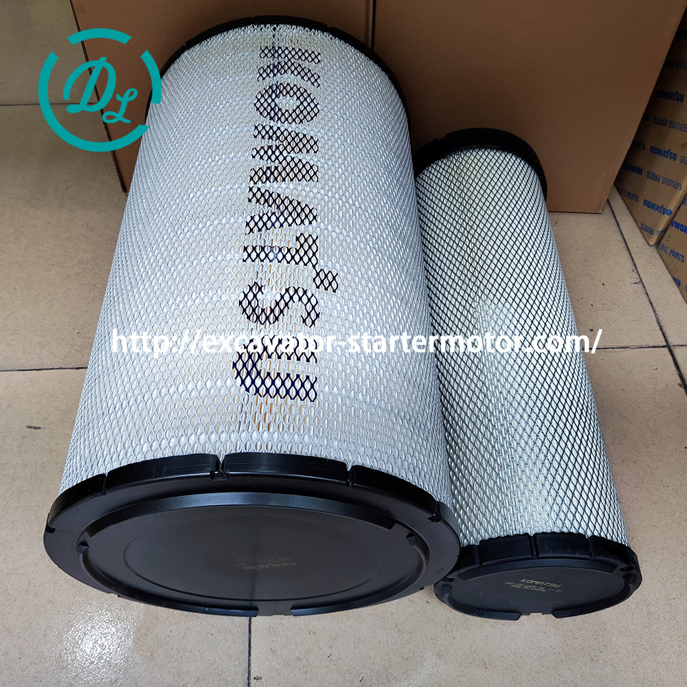 Air Filter Kit 600-185-6100 Element Assembly Excavator PC400-7