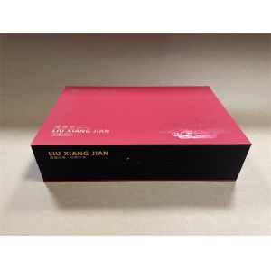 Buy cheap Red Paper Present Box Rectangular Pantone Printed Cardboard Gift Box product