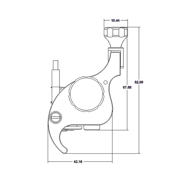 Red Color Portable Tattoo Gun Wireless Rotary Aluminum Alloy Material