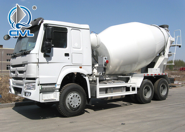 ZZ1257M3247W 266HP SINOTRUK HOWO 6X4 Italian Pump 6-7m3 Concrete Mixer Truck