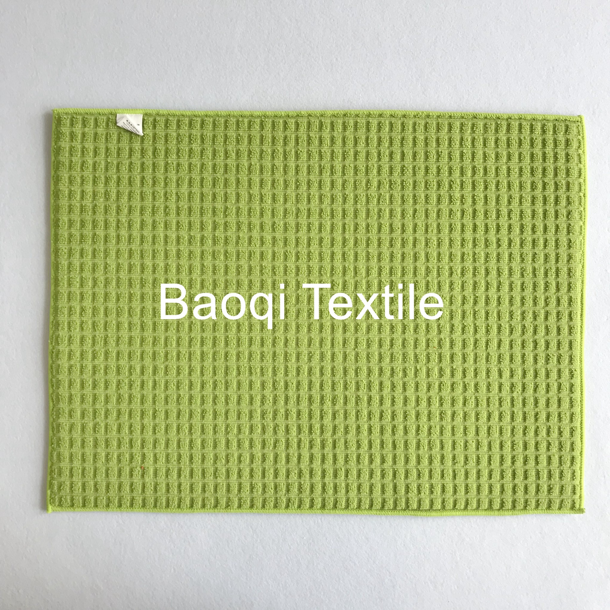 ECO-friendly OEM absorbent water microfiber printed kitchen mat customized washable pads