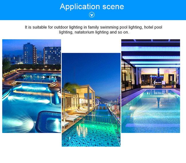 20W IP68 316L Stainless Steel 6500K Swimming Pool Ground Underwater Led Lights Boat