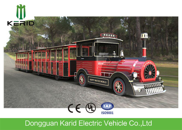 Mini Road Electric Trackless Train For Outside Using Customized Body Color