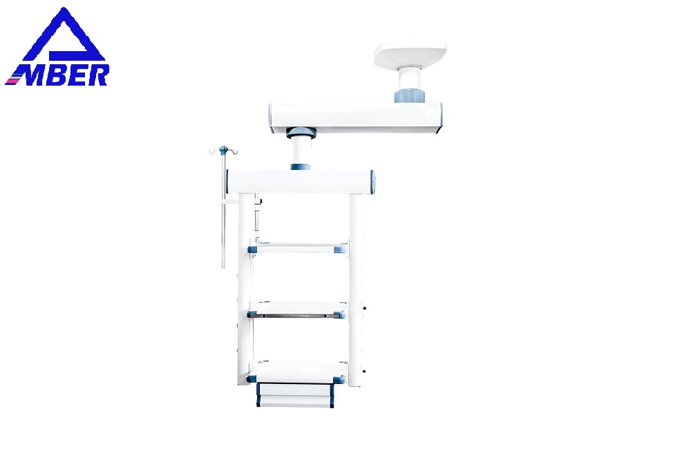 Aluminum Alloy Gas Medical Ceiling Pendant 800mm Length 340 Degree