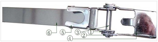 LKS-400mm Universal Stainless Steel Clamping Ties