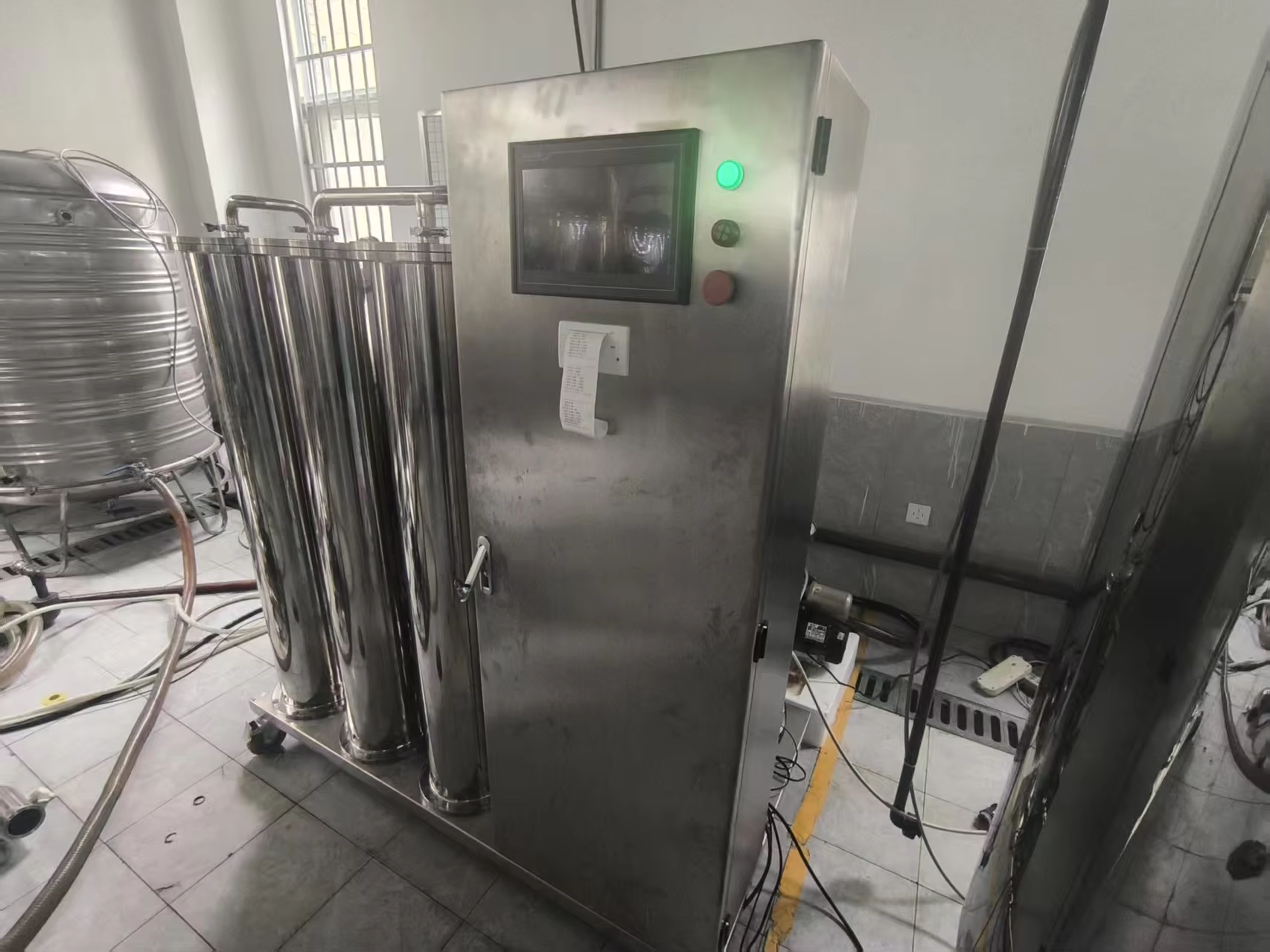 1000LPH Ultrapure Water System with PLC Control and Stainless Steel