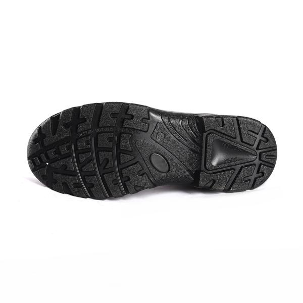 Shengjie Red Lace up Embossed Cow Leather Puncture Slip Resistant PU Sole Man Safety Shoes