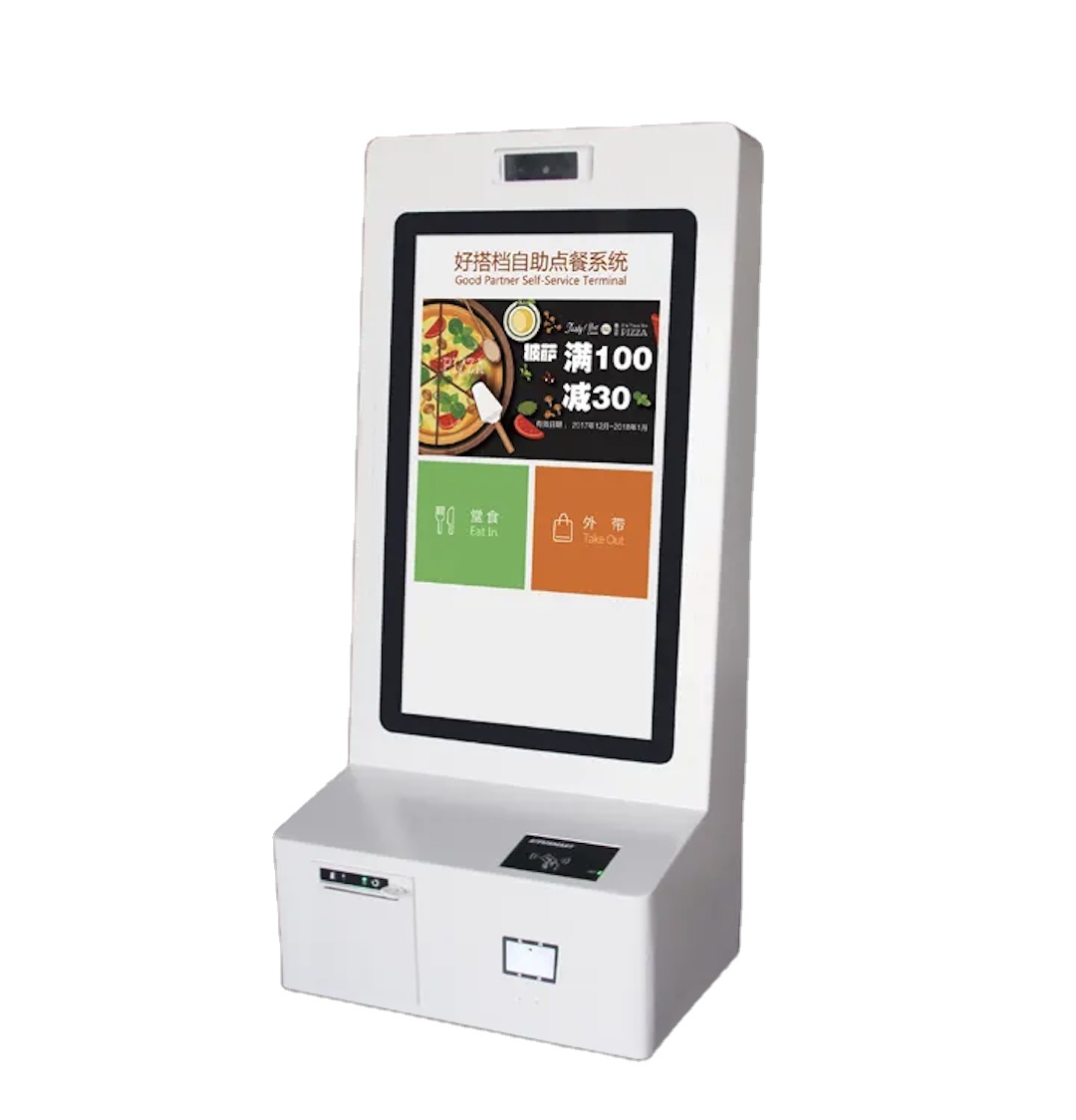 Retailers' Must-Have Self-Service Digital Kiosk with 128GB SSD Storage and 8GB Memory