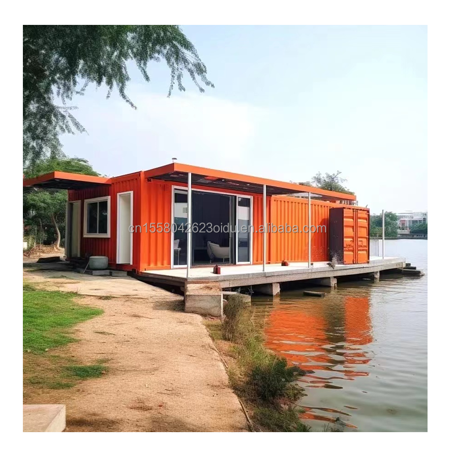 Bathroom and Galvanized Steel Square Tubes Main Structure in 20ft Light Steel Structure Container Room for Restaurant