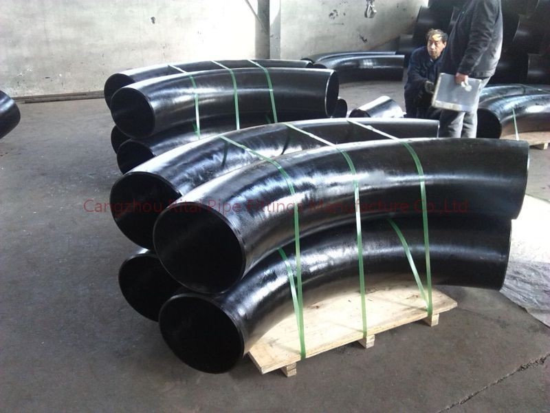 JIS BW 3D Pipe Bends 4 Inch 45 Degree SGP Flanged For Fabrication