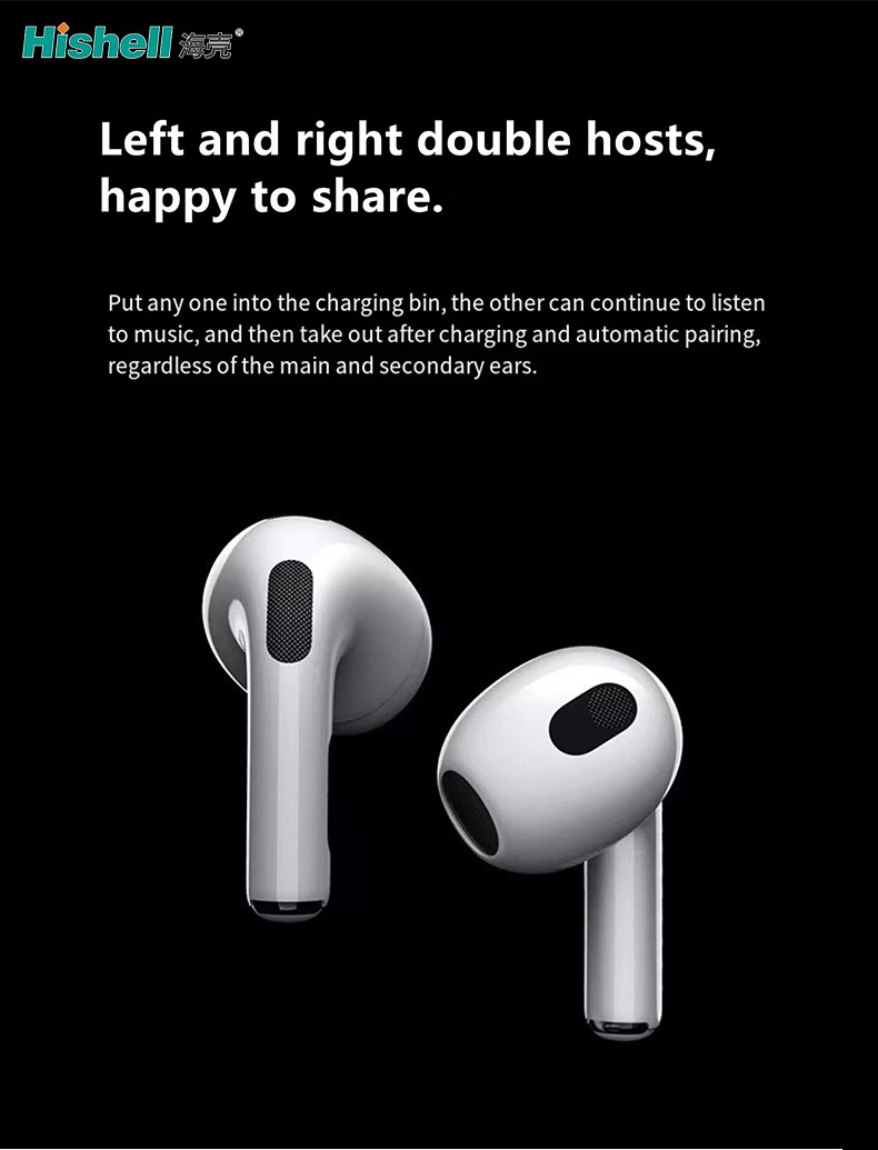 OEM Touch Wireless Invisible Bluetooth Earbuds V5.0 IPX5 Waterproof