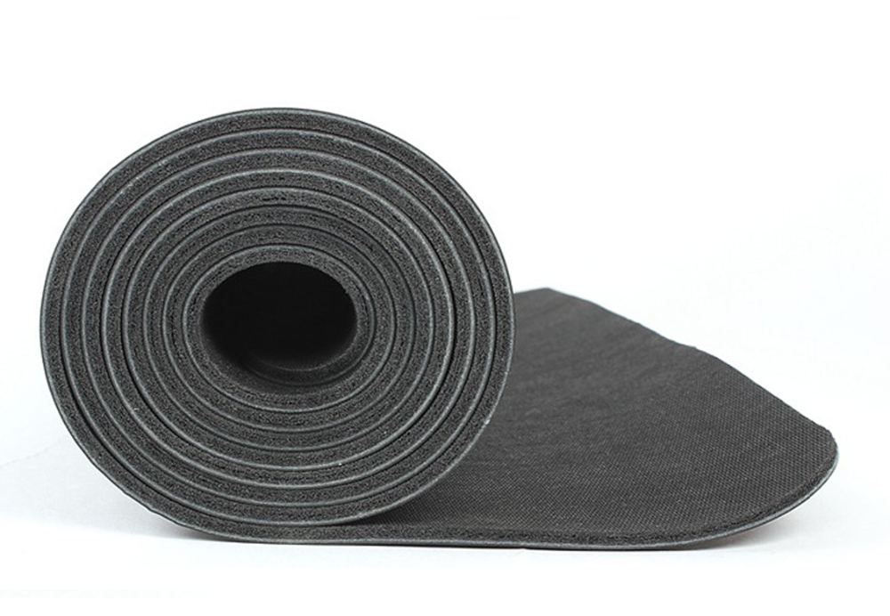 Premium Natural Rubber Bottom PU Leather Top Yoga Mat